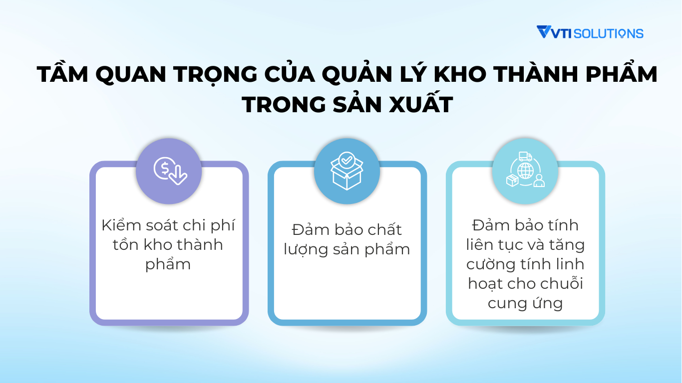Tầm quan trọng của quản lý kho thành phẩm