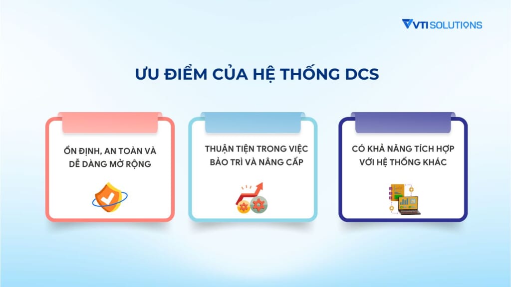 Ưu điểm của hệ thống DCS