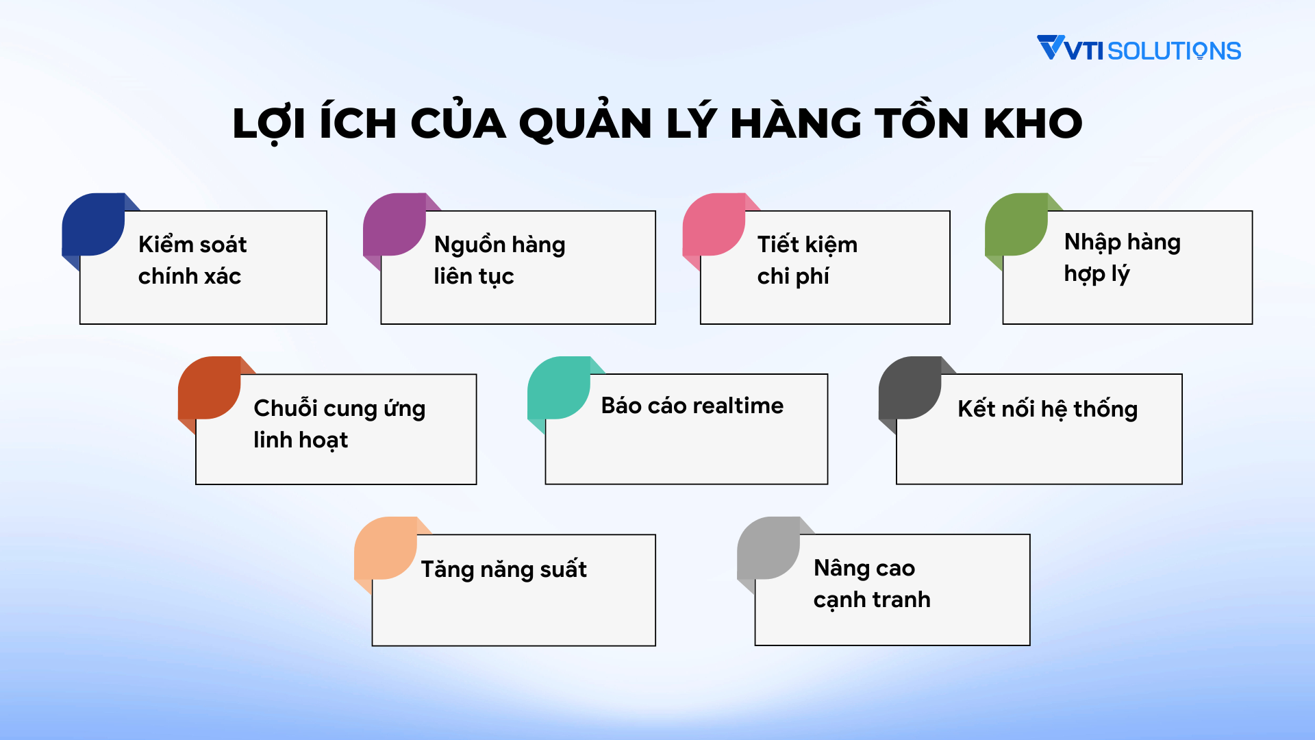 Lợi ích của quản lý hàng tồn kho 