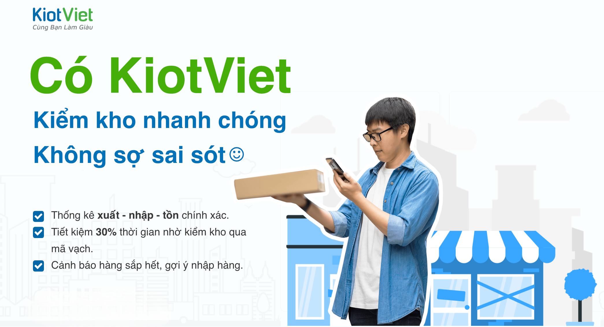 Phần mềm quản lý kho hiệu quả - KiotViet