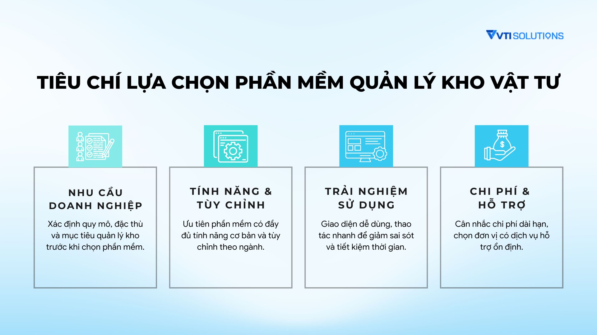 Kinh nghiệm quản lý kho vật tư hiệu quả