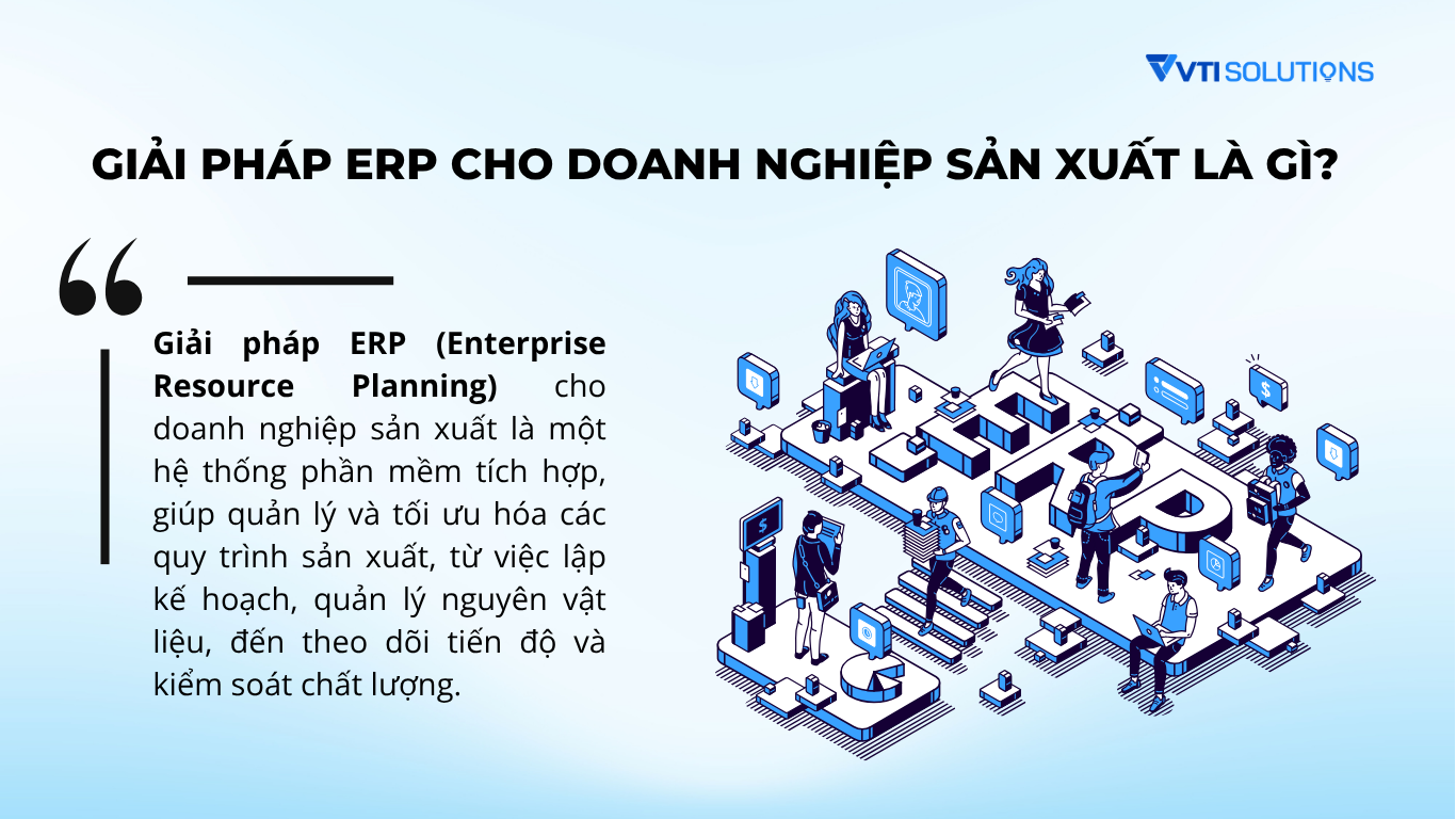 Giải pháp ERP cho doanh nghiệp sản xuất là gì?