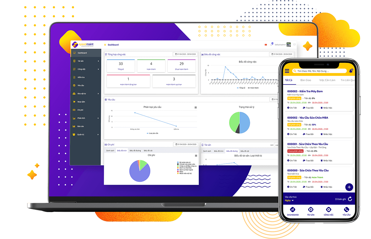 Phần mềm Quản lý Bảo trì SpeedMaint