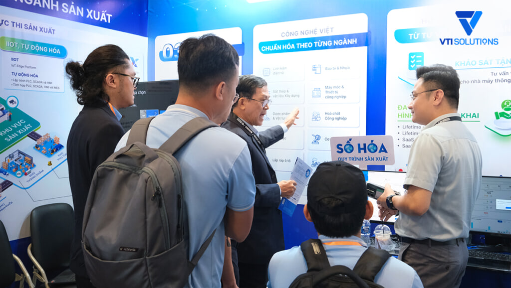 Các phiên thảo luận chuyên môn sâu giữa VTI Solutions và đại diện doanh nghiệp tại VIMF x VIAF Bình Dương 2026