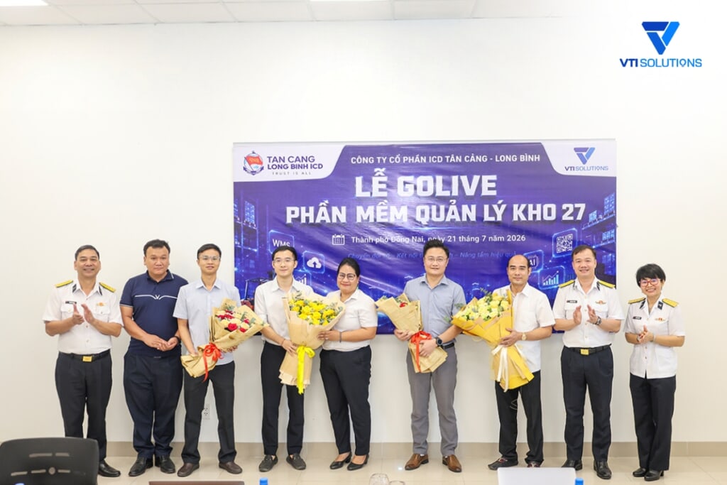 VTI Solutions và ICD Tân Cảng - Long Bình chính thức hoàn thành lễ Go-live dự án Hệ thống Quản lý kho WMSX