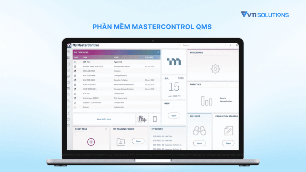 Phần mềm MasterControl QMS