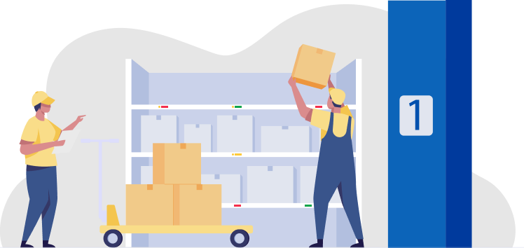 Smart Warehouse Picking System - Pick to light