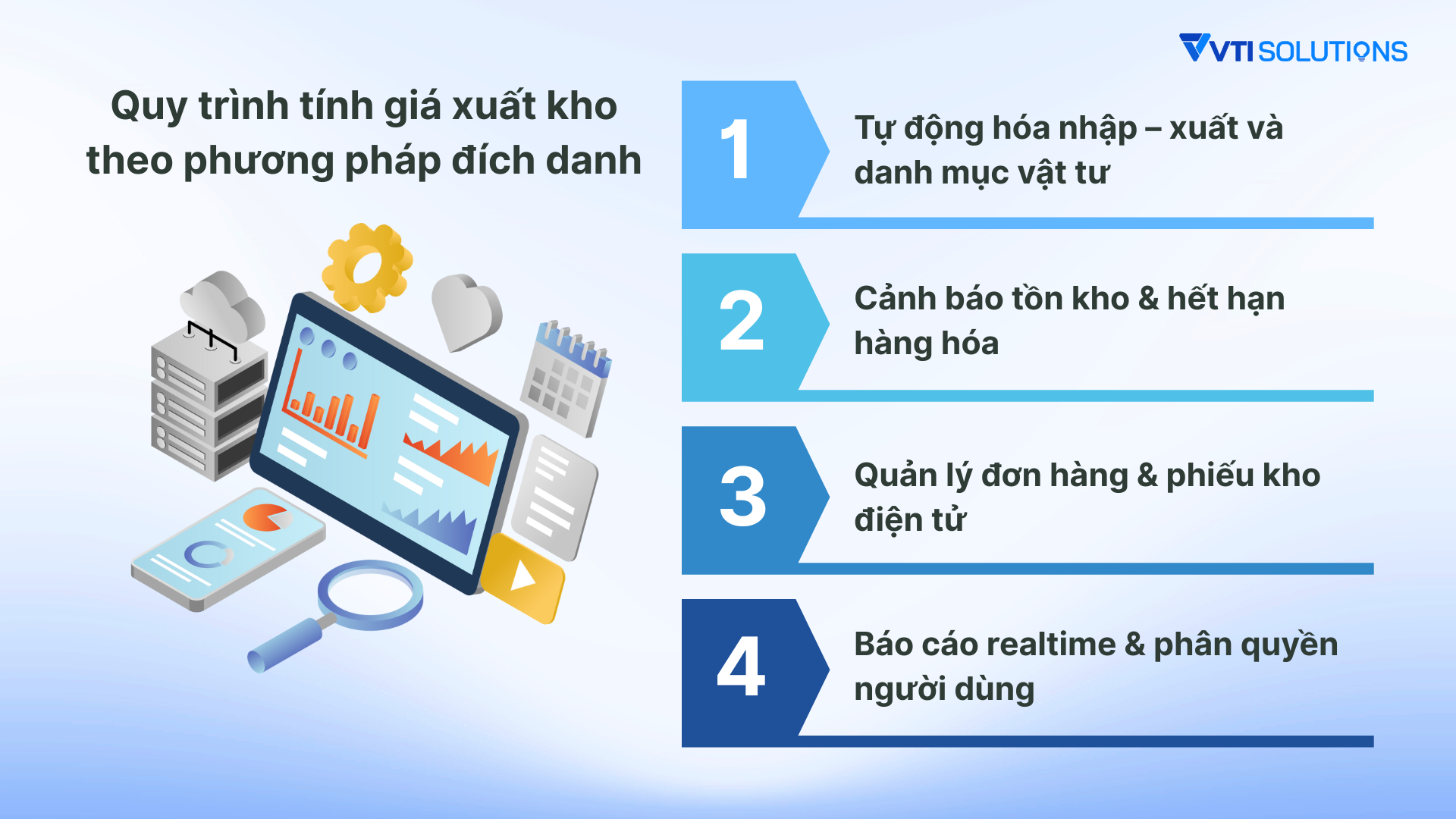 Các tính năng phổ biến của phần mềm quản lý kho