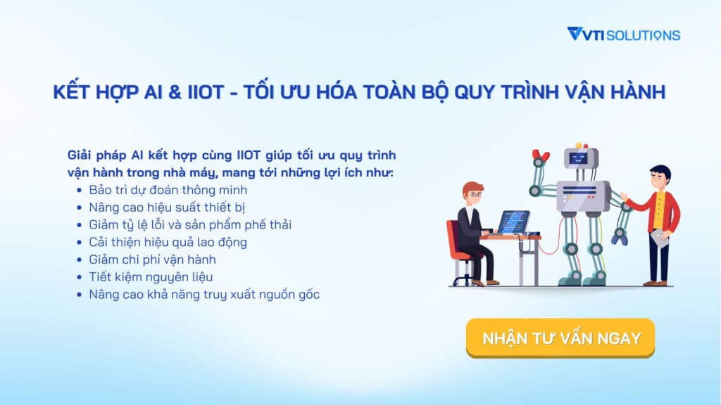 Giải pháp kết hợp AI & IIoT từ VTI Solutions