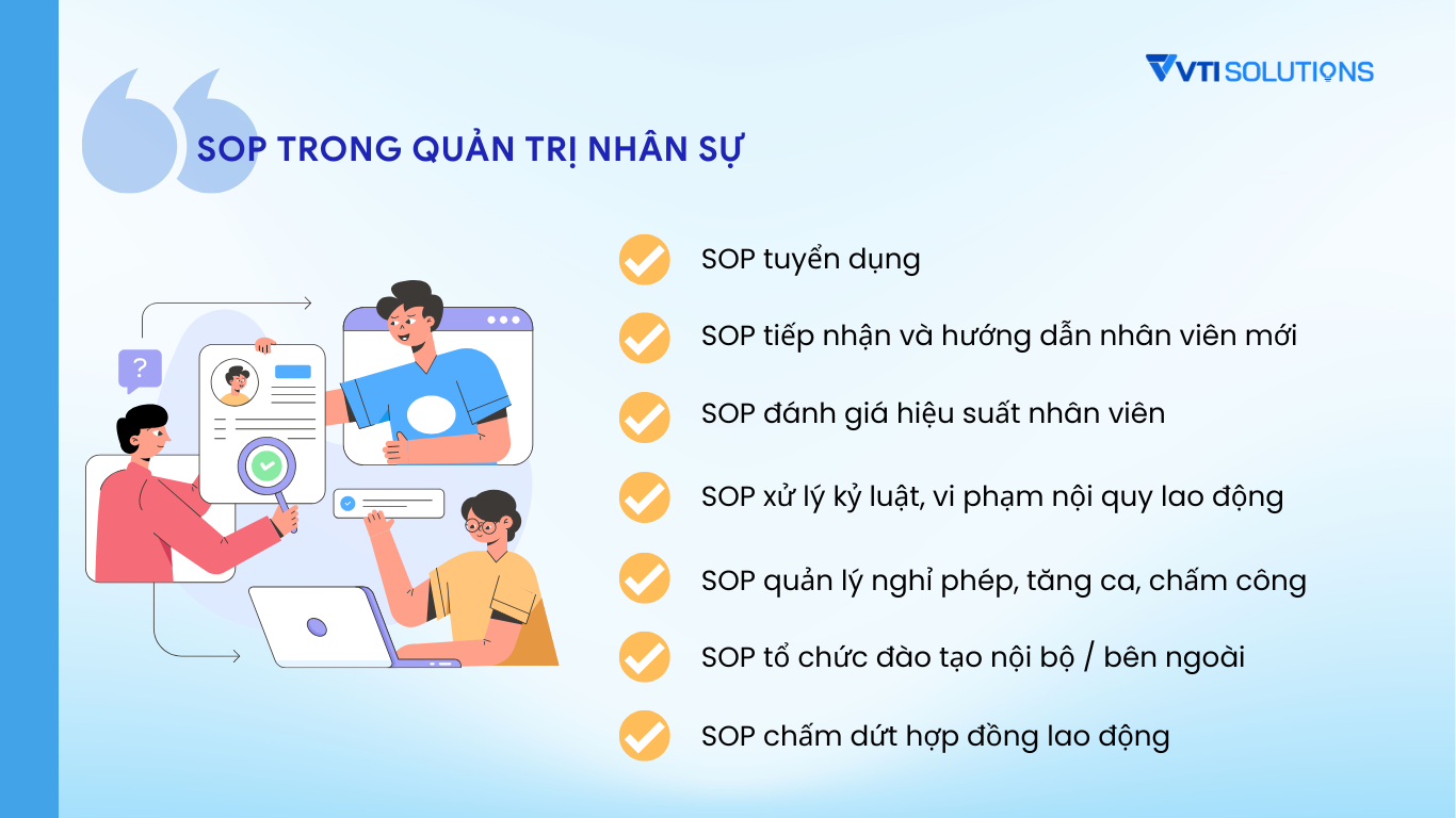 SOP trong Quản trị Nhân sự