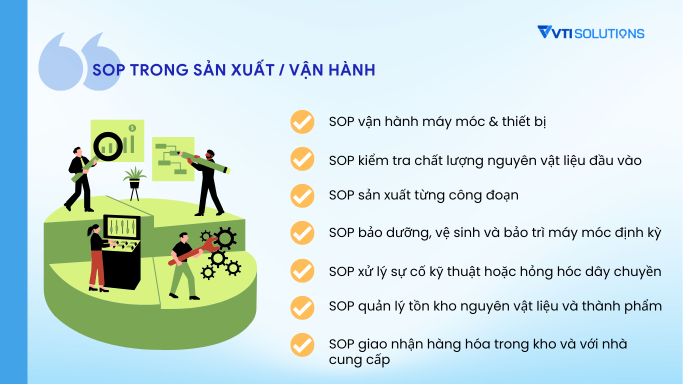 SOP trong Sản xuất / Vận hành